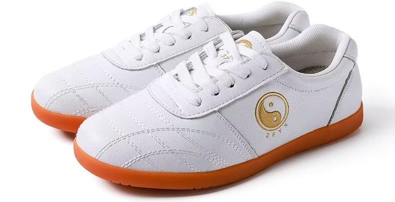 Calzado Tai Chi Piel Blancos