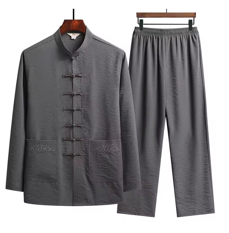 Traje tang gris oscuro taichipuebla.com