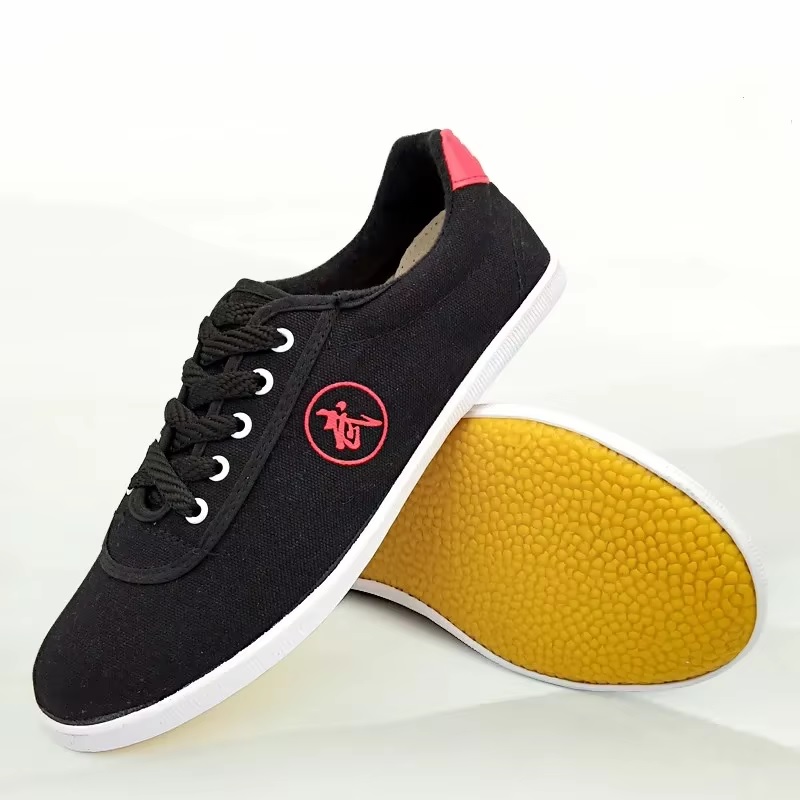 Tenis tai chi lona algodon negros